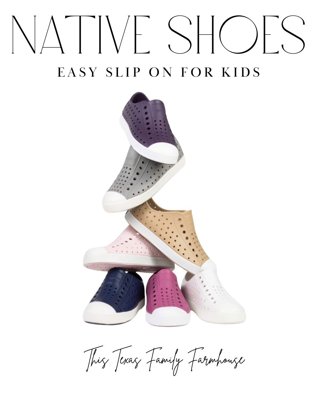 Native Shoes are a kid favorite! Fashionable, easy to slip on, and perfect for spring and summer days! 

Easter gifts | kid shoes | kid style | Spring Style | mom finds | shoes | best sellers| LTK Family 

#LTKFindsUnder50 #LTKStyleTip #LTKKids