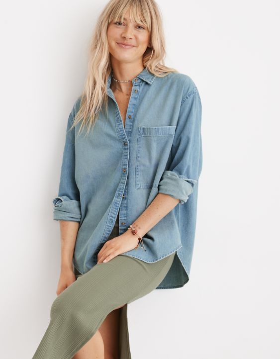 Aerie Anytime Fave Shirt | American Eagle Outfitters (US & CA)