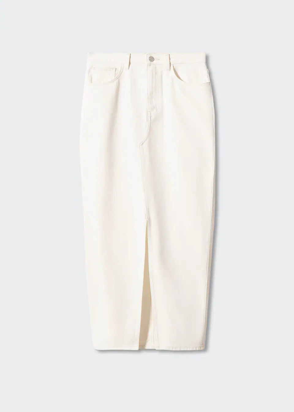 Jeansrock mit schlitz -  Damen | Mango Schweiz | Mango CH