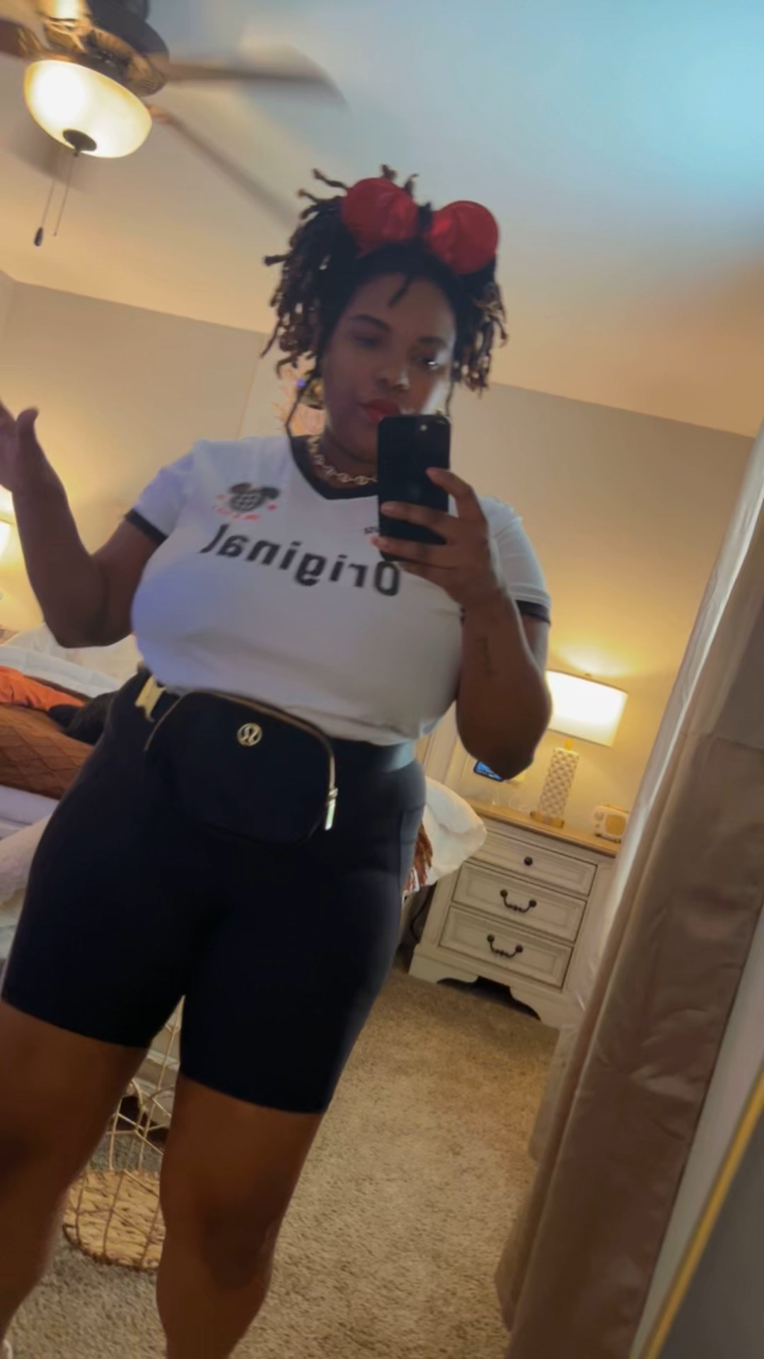 🎀✨ Disney Day Fit Check! ✨🎀
This comfy & cute Disney ‘Original’ tee, Minnie ears, and matching kicks were perfect for the parks. Whether you’re headed to Magic Kingdom or just repping the Mouse in real life — I’ve got everything linked for you! 👟🎢🎡

🛒 Tap the photo to shop the full look and save this for your next trip!

#DisneyStyle #LTKDisney #WalmartFashion #DisneyOOTD #MinnieMouseVibes #LTKCurves #LTKTravel #ThemeParkStyle #SoarWithChicStyle

#LTKSummerEdit #LTKU #LTKStyleTip