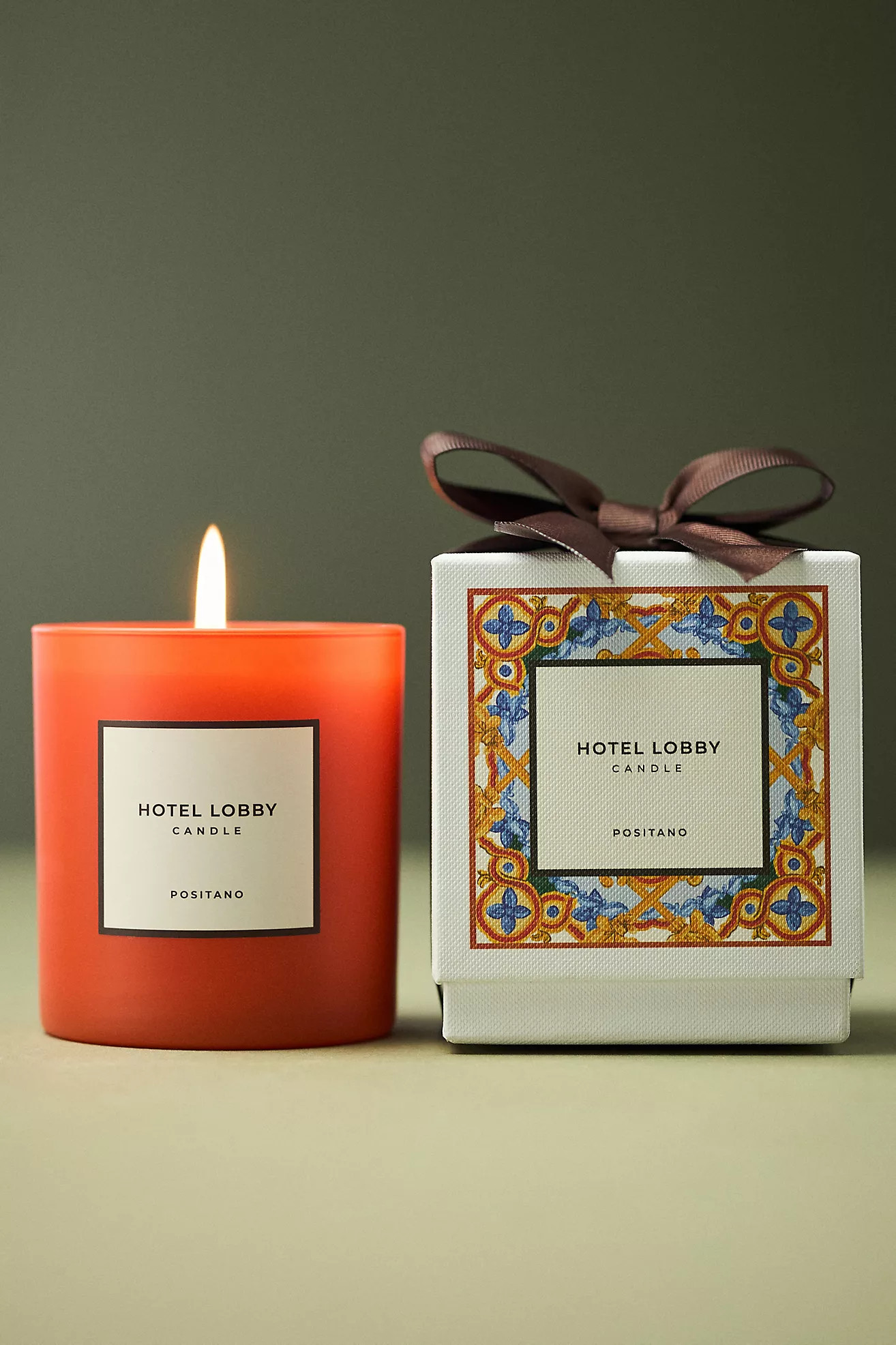Hotel Lobby Fruity Positano Boxed Candle | Anthropologie (US)