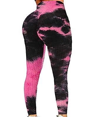 KIWI RATA Women Scrunch Butt Yoga Pants High Waist Sport Workout Leggings Trousers Tummy Control ... | Amazon (US)