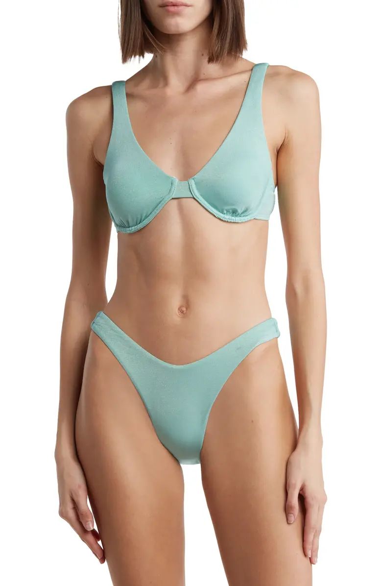 VYB Shimmer Underwire Two-Piece Swimsuit | Nordstromrack | Nordstrom Rack