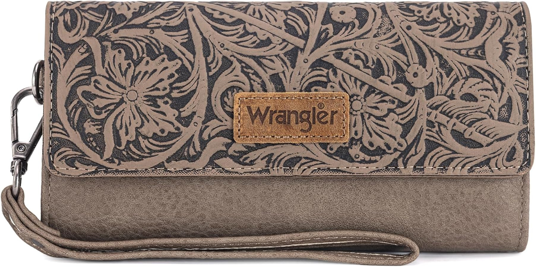 Montana West X Wrangler Western Wallets for Women Trifold Wristlet Wallets Large Capacity Women C... | Amazon (US)