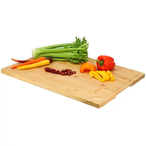 Megachef Wood 24 x 18 Inch Large Cutting, Prep and Serving Board in Bamboo at Nordstrom | Nordstrom