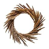 Creative Co-Op 22" Round Dried Natural Reed Wreath, Brown Wall Decor, Multi | Amazon (US)