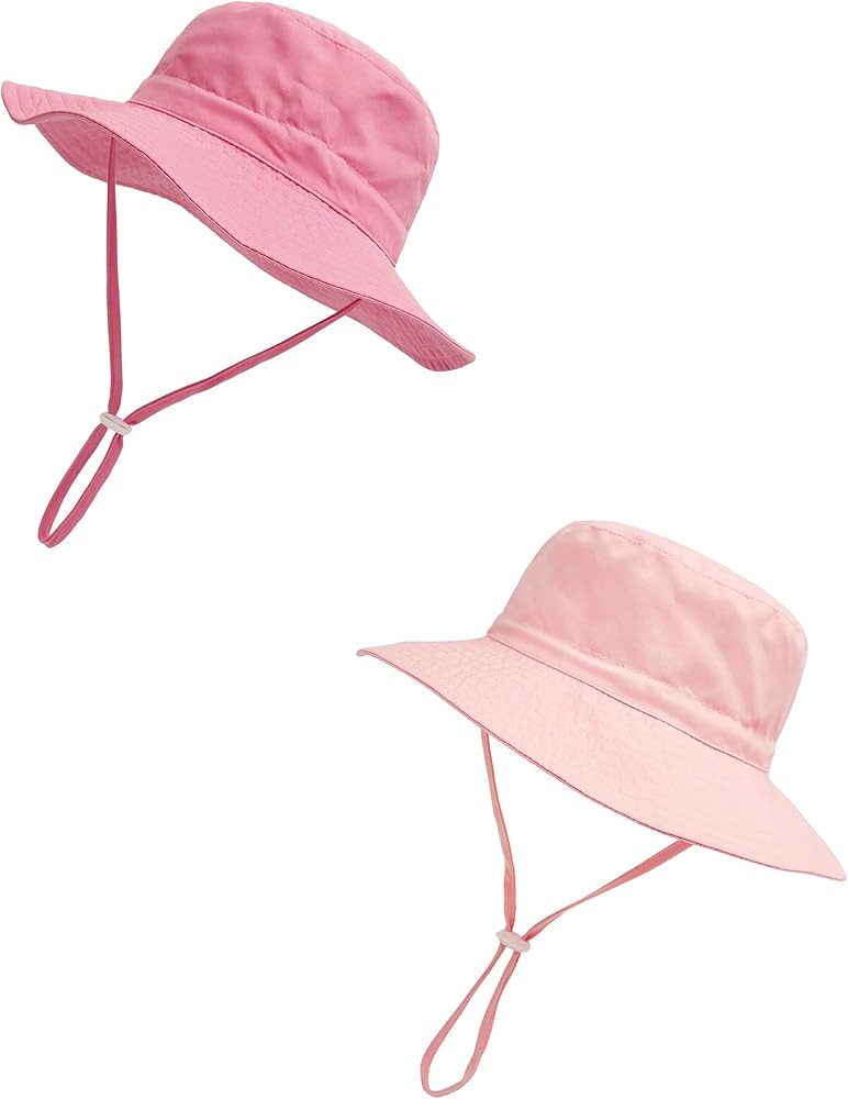 Urban Virgin Baby Girl Sun Hats Summer Baby Hats UPF 50+Toddler Sun Hat Infant with Wide Brim Buc... | Amazon (US)