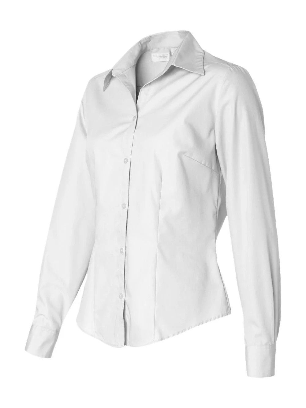 Van Heusen Women's Silky Poplin Shirt in White XL | 13V0114 | Walmart (US)