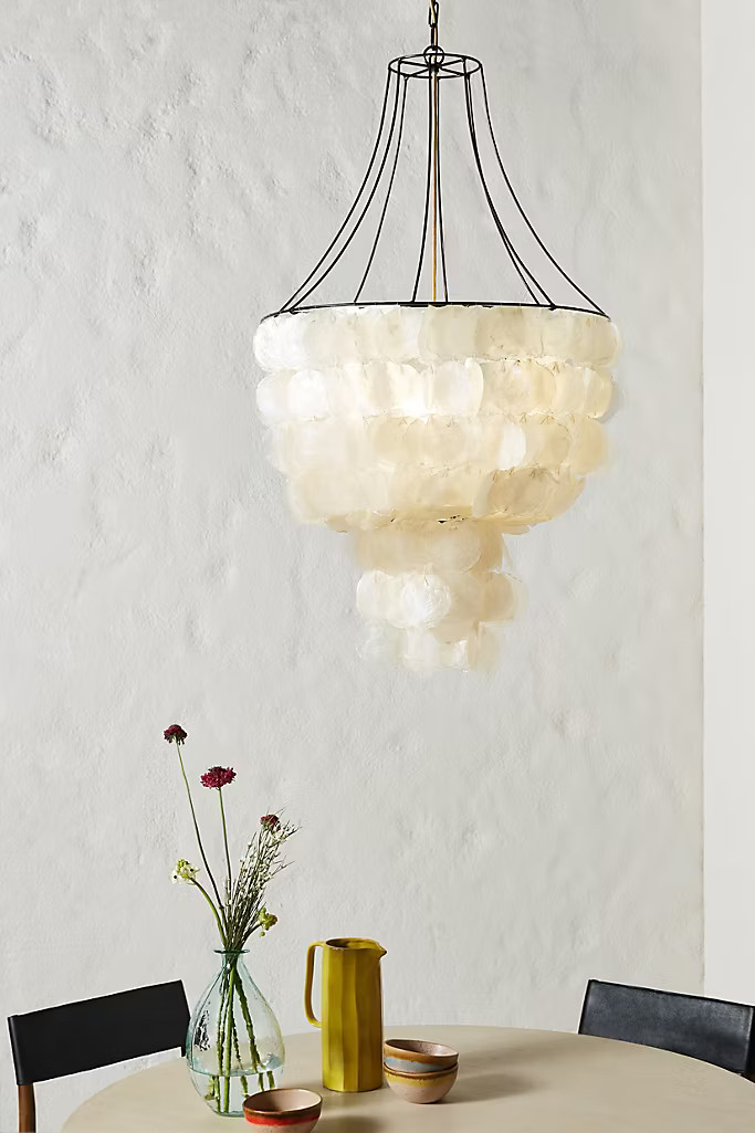 Islais Capiz Chandelier | Anthropologie (US)