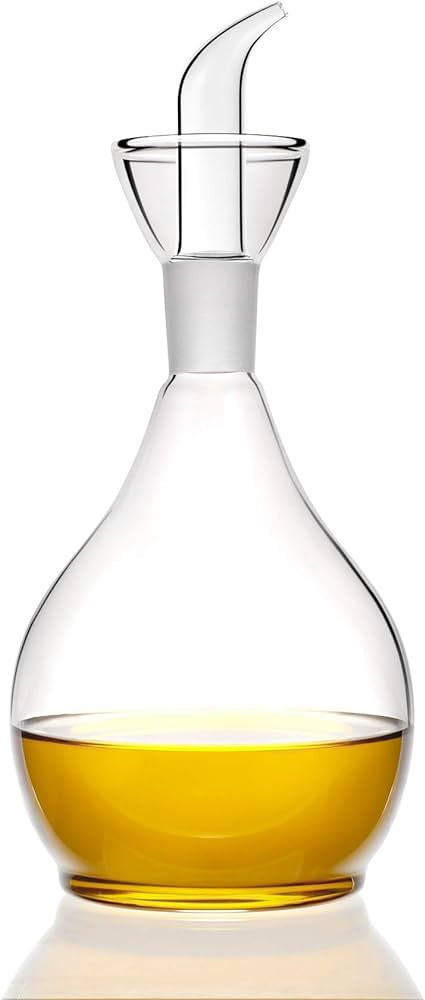 HAIZEEN 18ounce/ 550 ml Olive Oil Dispenser Oil Bottle Glass with No Drip Bottle Spout | Amazon (US)