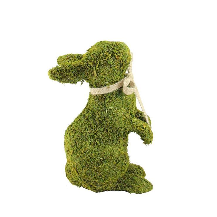 Northlight 10.5" Moss Standing Bunny Rabbit Spring Easter Figure - Green/Tan | Target