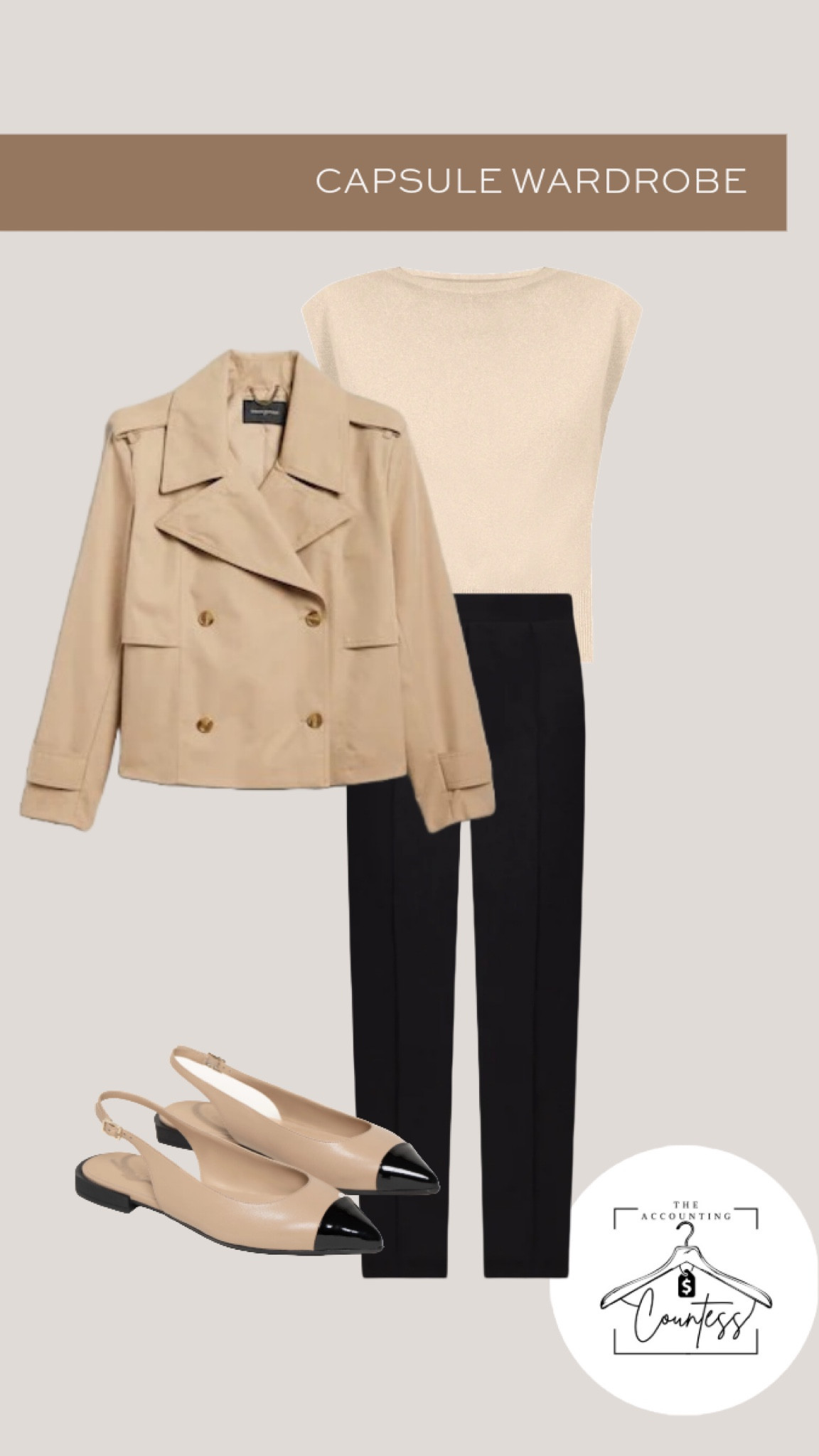 Summer capsule wardrobe outfit 

#LTKShoeCrush #LTKSeasonal #LTKWorkwear