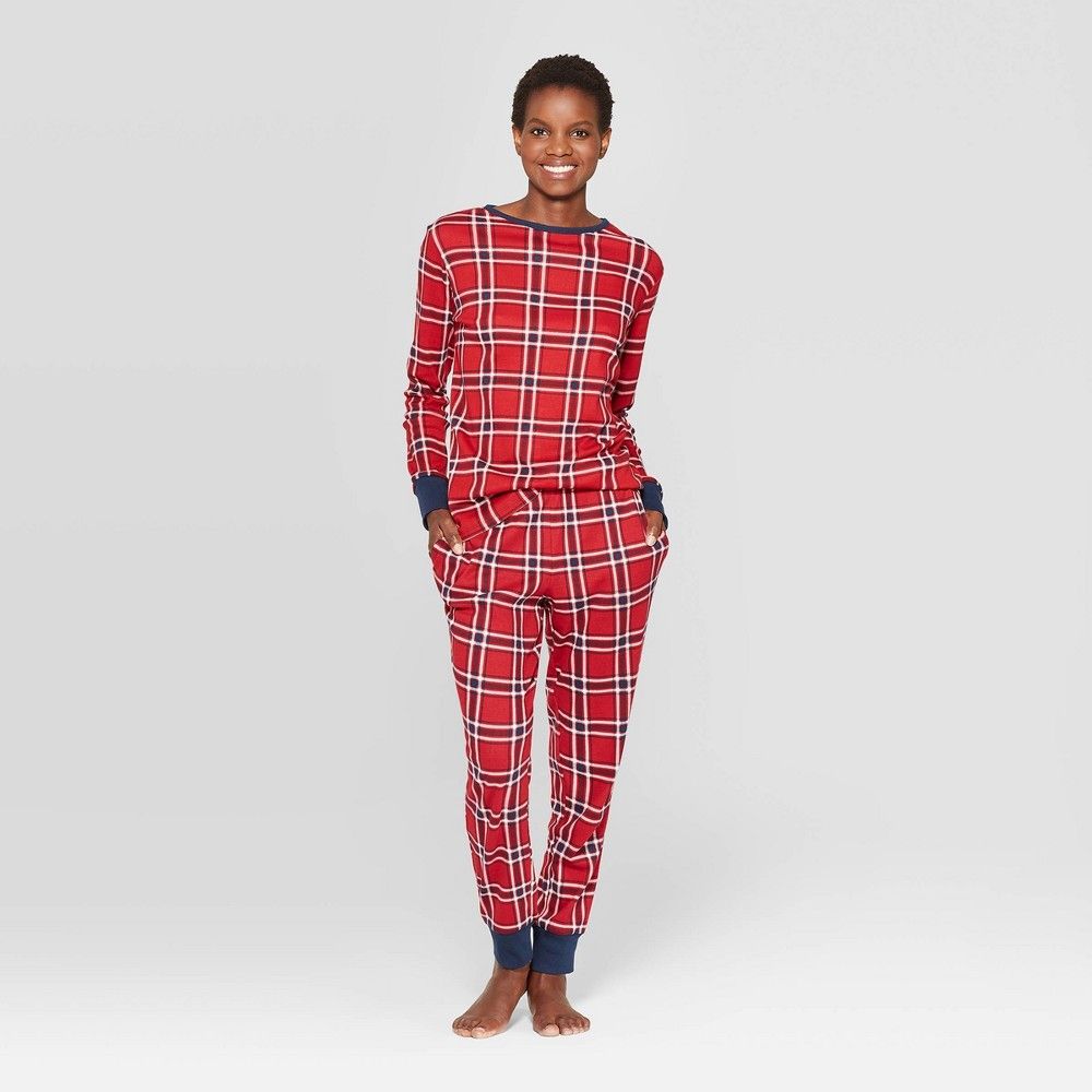 Women's Family Pajama Red Plaid Set - Red S, Women's, Size: Small | Target