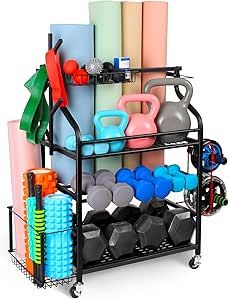 Sttoraboks Dumbbells Rack,Weight Rack for Kettlebell, Weight Stand,Home Gym Storage Holder for Yo... | Amazon (US)