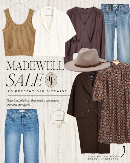 Get 25% off sitewide at Madewell and shop these fall favorites! #cellajaneblog #madewell #sale

#LTKSale #LTKsalealert #LTKSeasonal