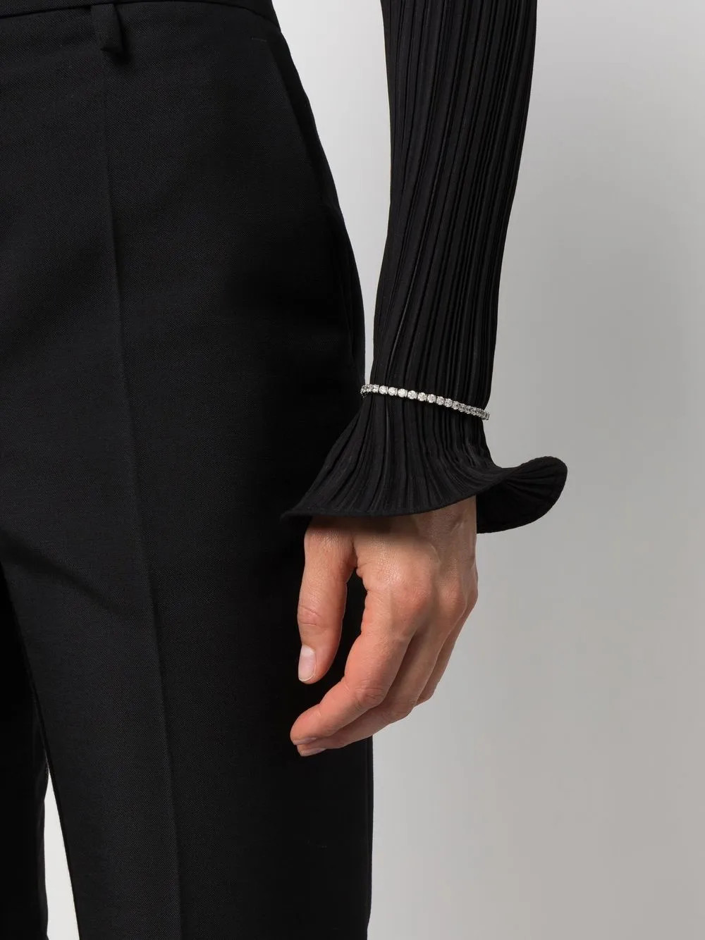 Swarovski Matrix Tennis Bracelet | Silver | FARFETCH | Farfetch Global