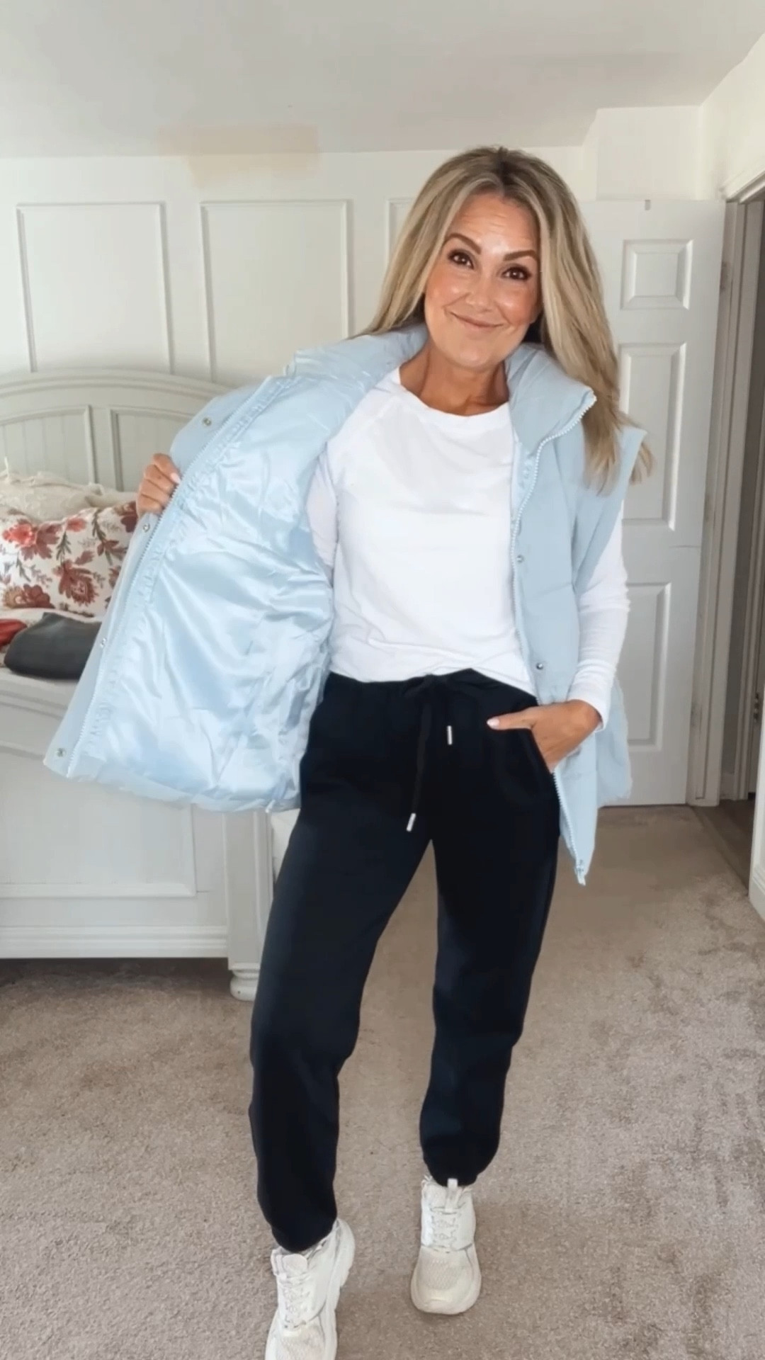 Wearing size S in the sweatshirts, size XL in the puffer, vests, and size M in the sweatpants.

Cold weather clothes that look she can stylish for a fallen winter. 

#FallFashion #FallOutfits #ModestClothing

#LTKStyleTip #LTKOver40 #LTKSeasonal