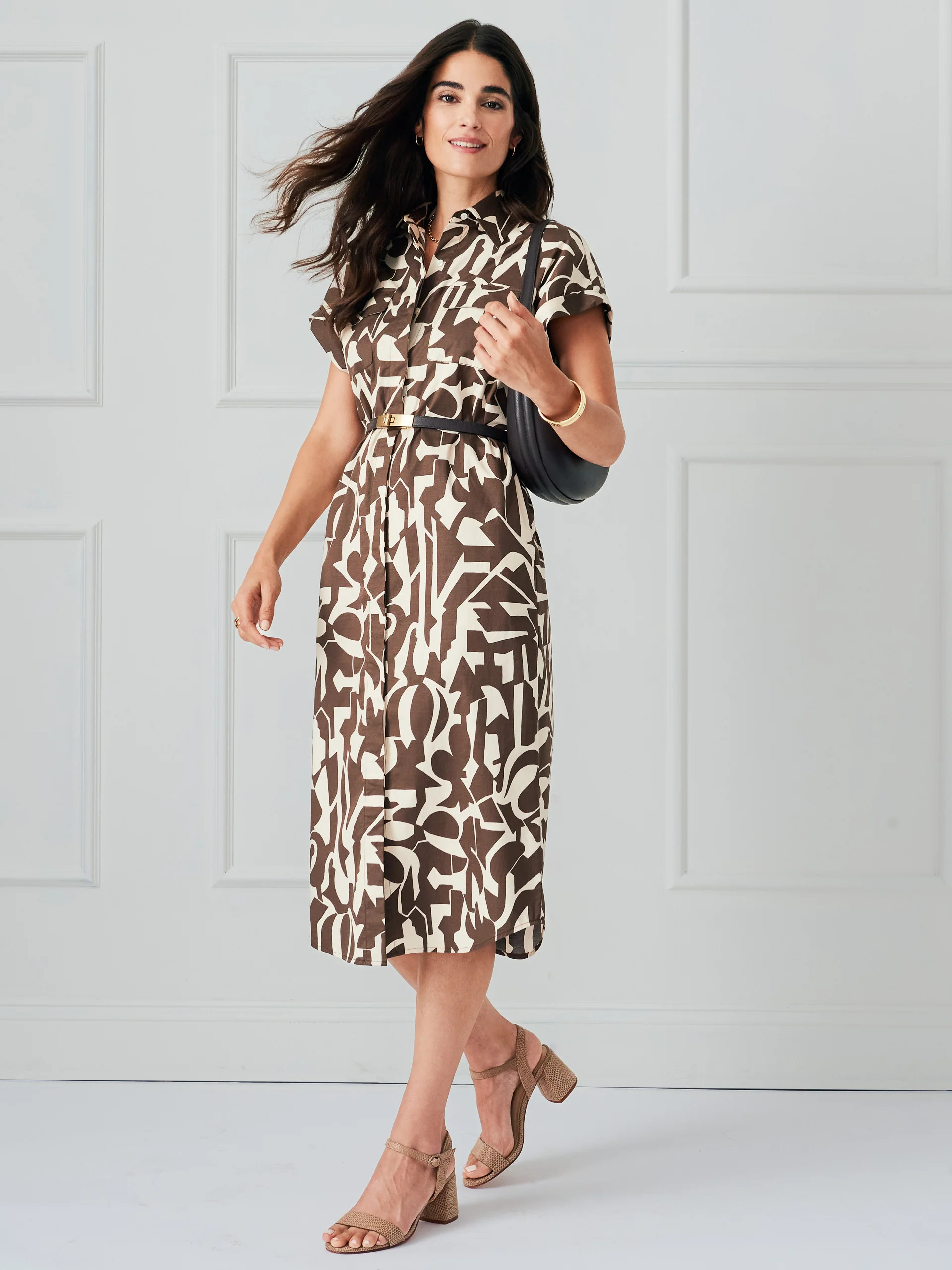 Luciana Dress in Desert Vintage | J.McLaughlin