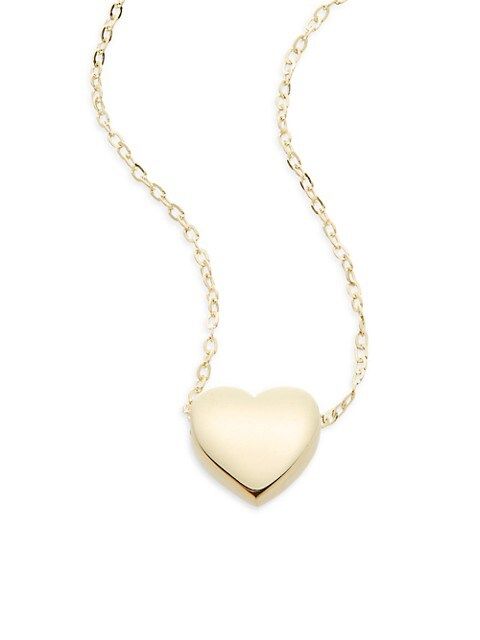 Saks Fifth Avenue 14K Yellow Gold Heart Pendant Necklace on SALE | Saks OFF 5TH | Saks Fifth Avenue OFF 5TH