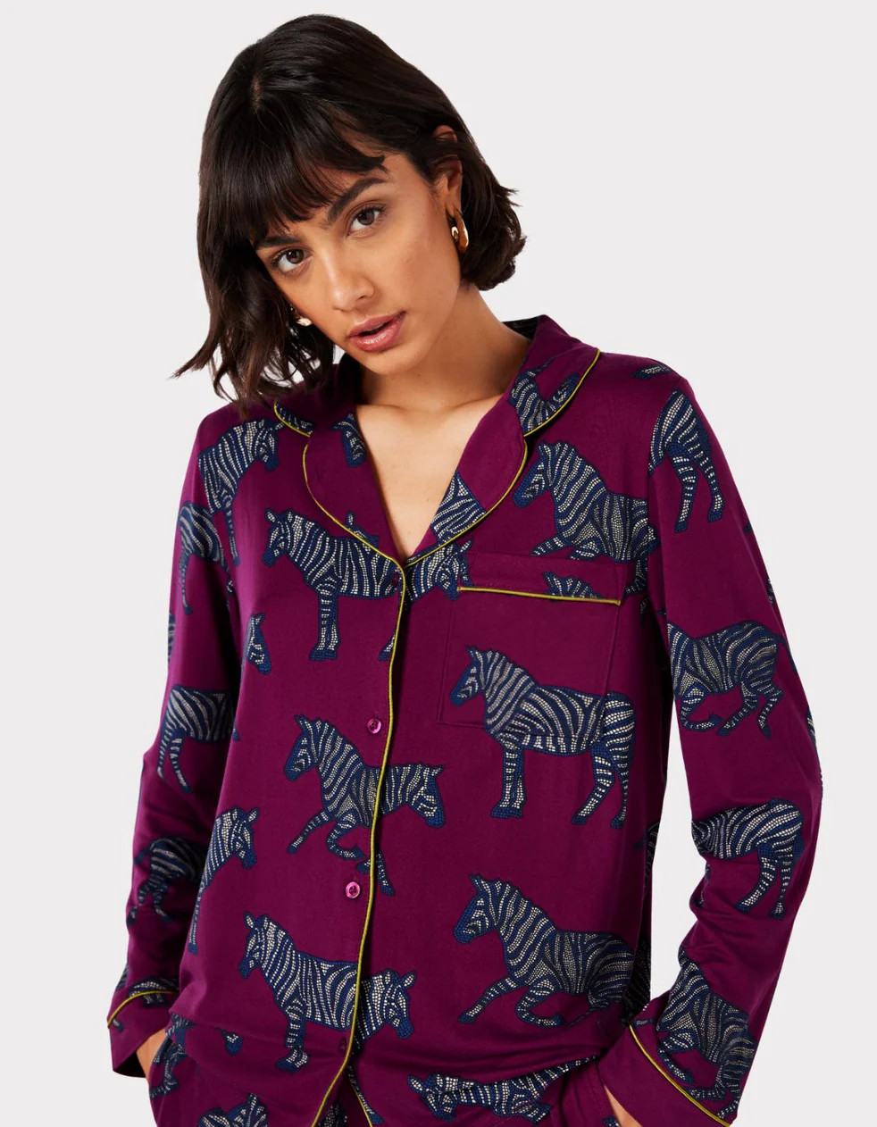 Purple Zebra Print | Chelsea Peers NYC