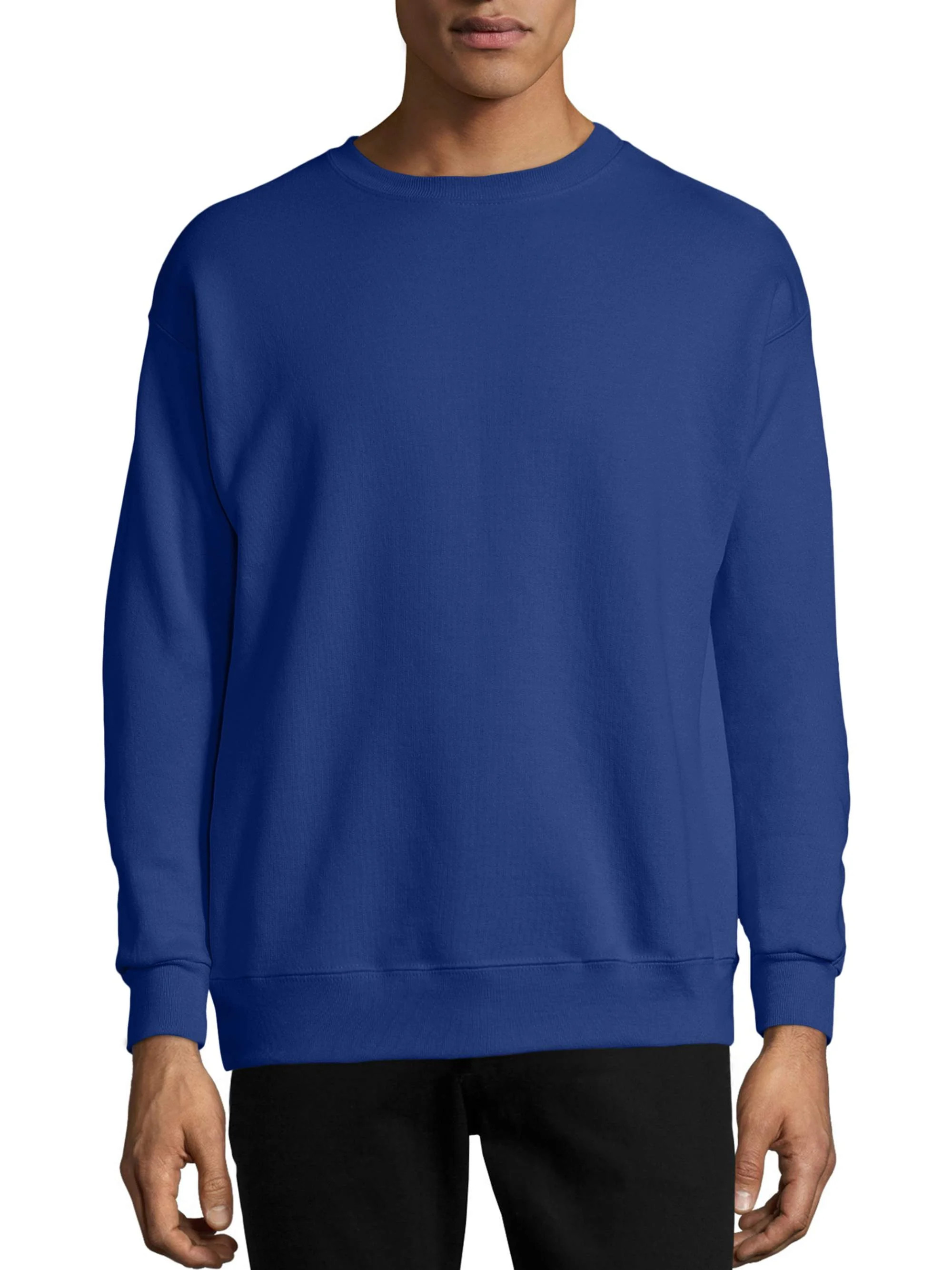 Hanes Men's and Big Men's Ecosmart Fleece Sweatshirt, up to Size 5XL | Walmart (US)