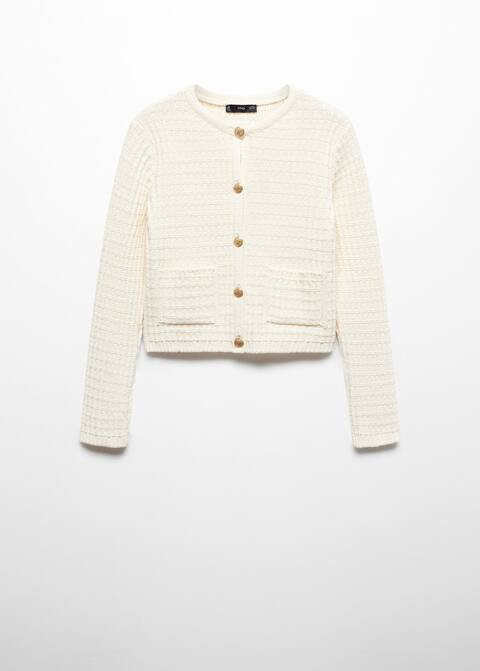 Pocket knit cardigan | MANGO (UK)