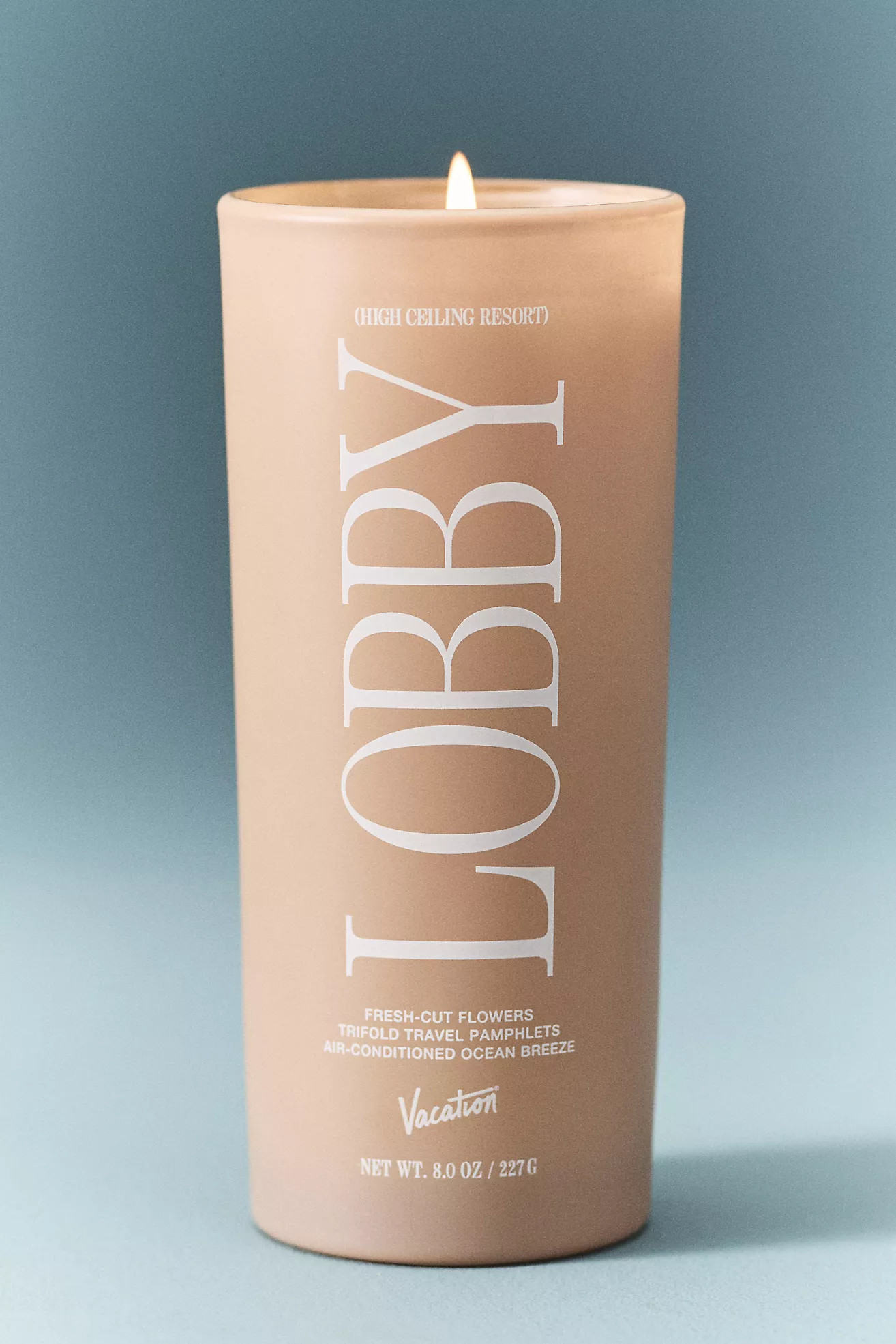 Vacation Fresh High Ceiling Resort Lobby Boxed Glass Candle | Anthropologie (US)