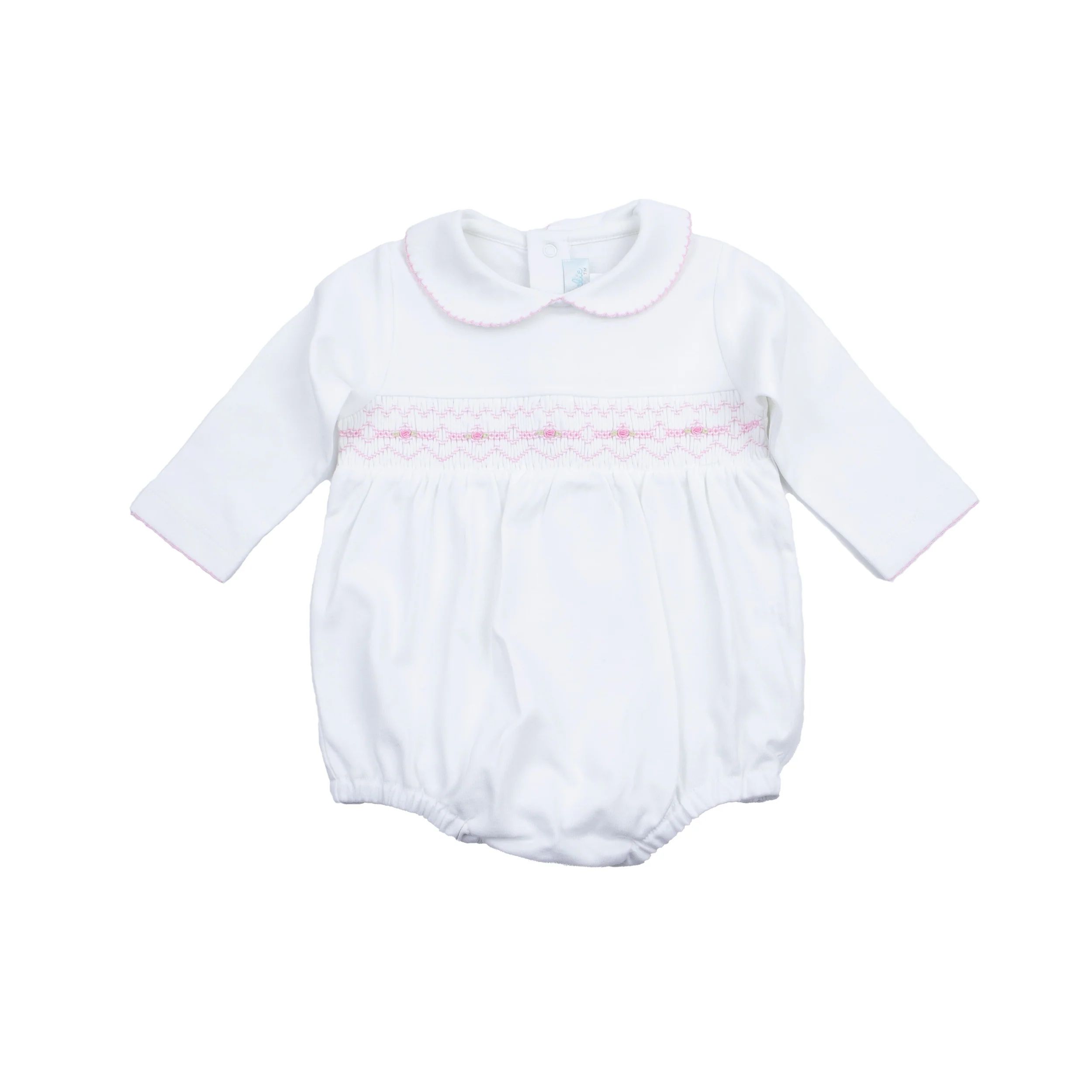 Maria Smocked Bubble Romper - Cuclie | Cuclie Baby
