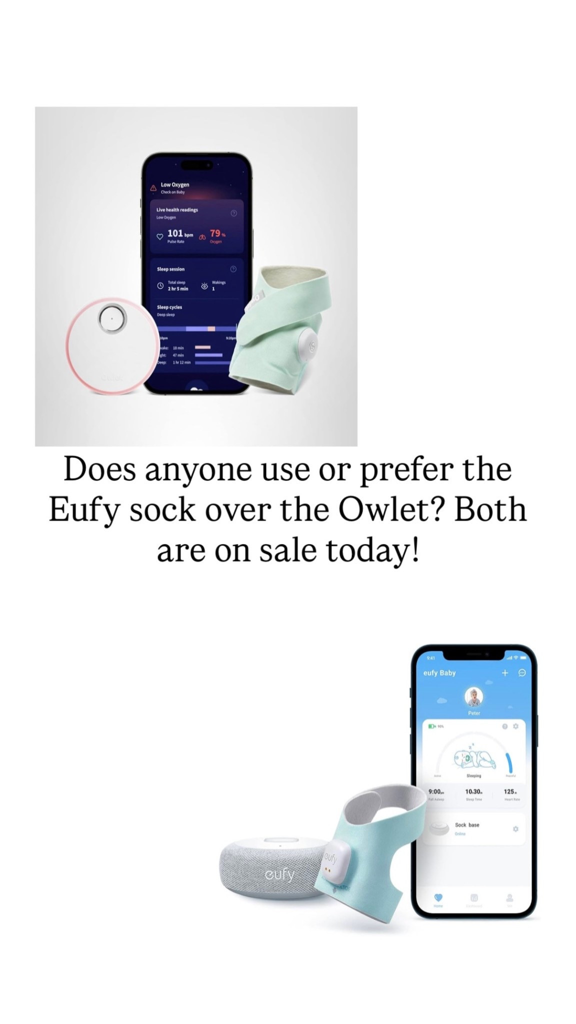 Amazon deal days Owlet baby sock Eufy baby sock Baby registry 

#LTKSaleAlert #LTKBaby