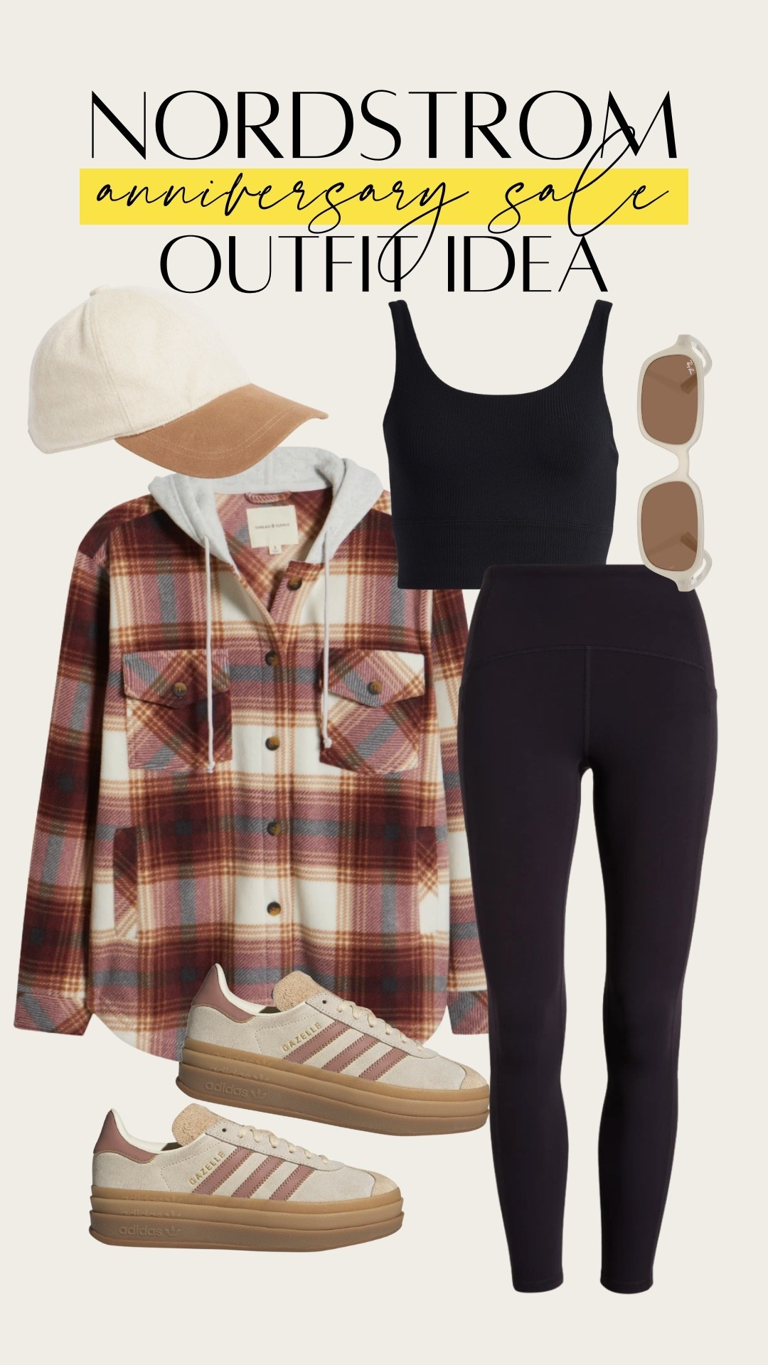 Outdoorsy, active, hiking outfit, perfect for your New England fall foliage road trip. Also great travel wear. Love the plaid hoodie. Nordstrom Anniversary Sale / NSale 2025

#LTKStyleTip #LTKActive #LTKSaleAlert