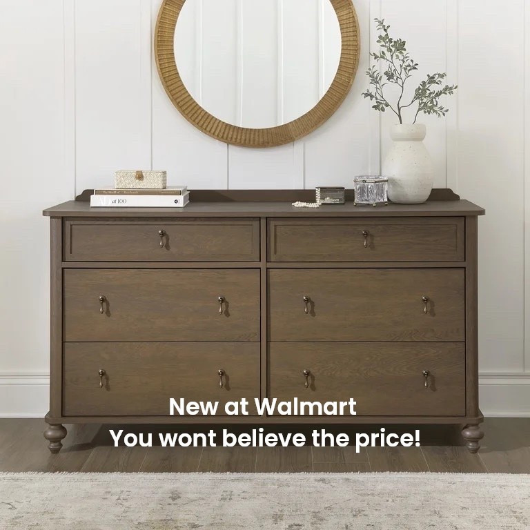 Six drawer dresser- amazing price!
@walmart

#LTKmomlife #LTKHome #LTKSaleAlert