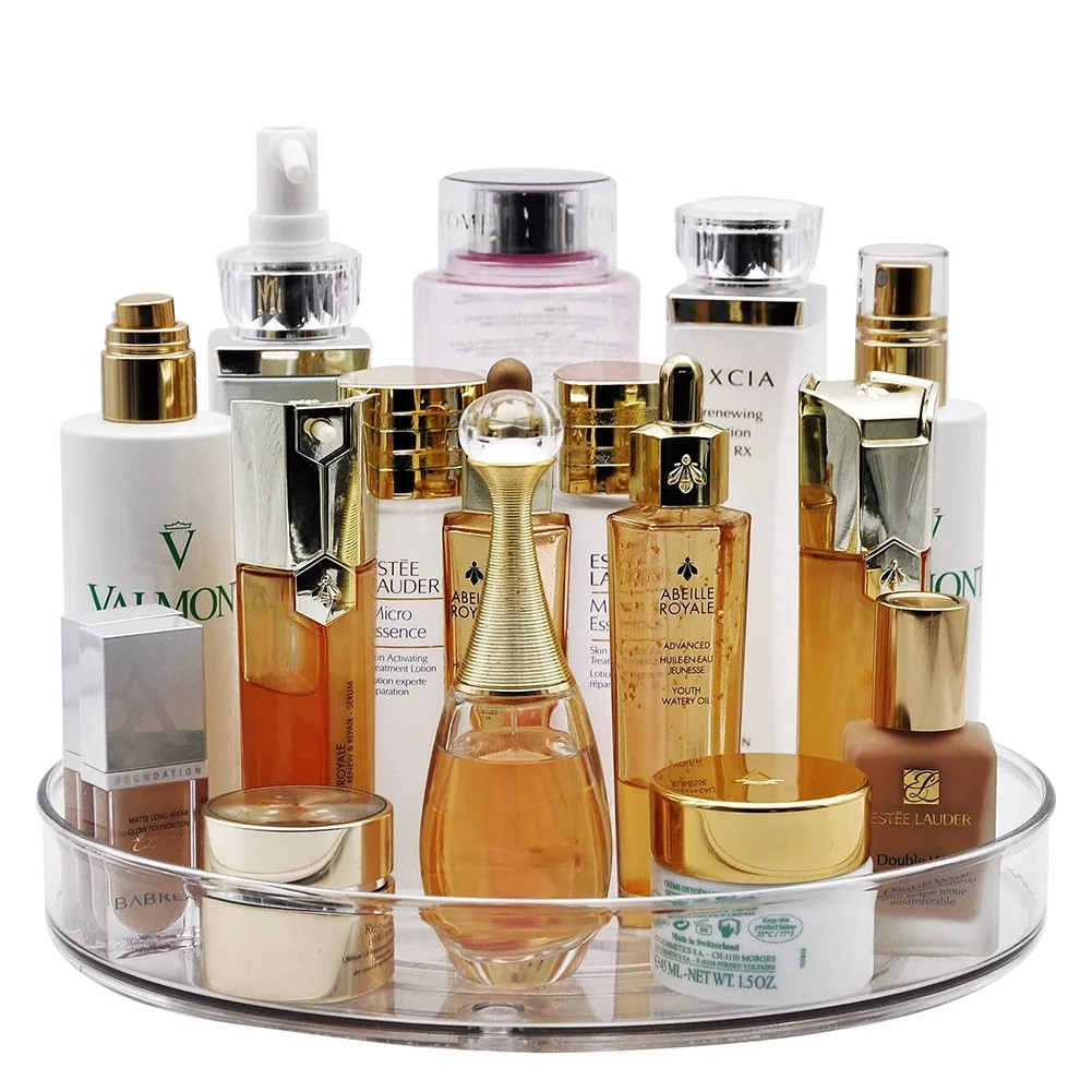 SUPTREE Clear Rotating Lazy Susan Turntable Organizer for Kitchen Cabinets Spices 10.6 inch Stora... | Walmart (US)