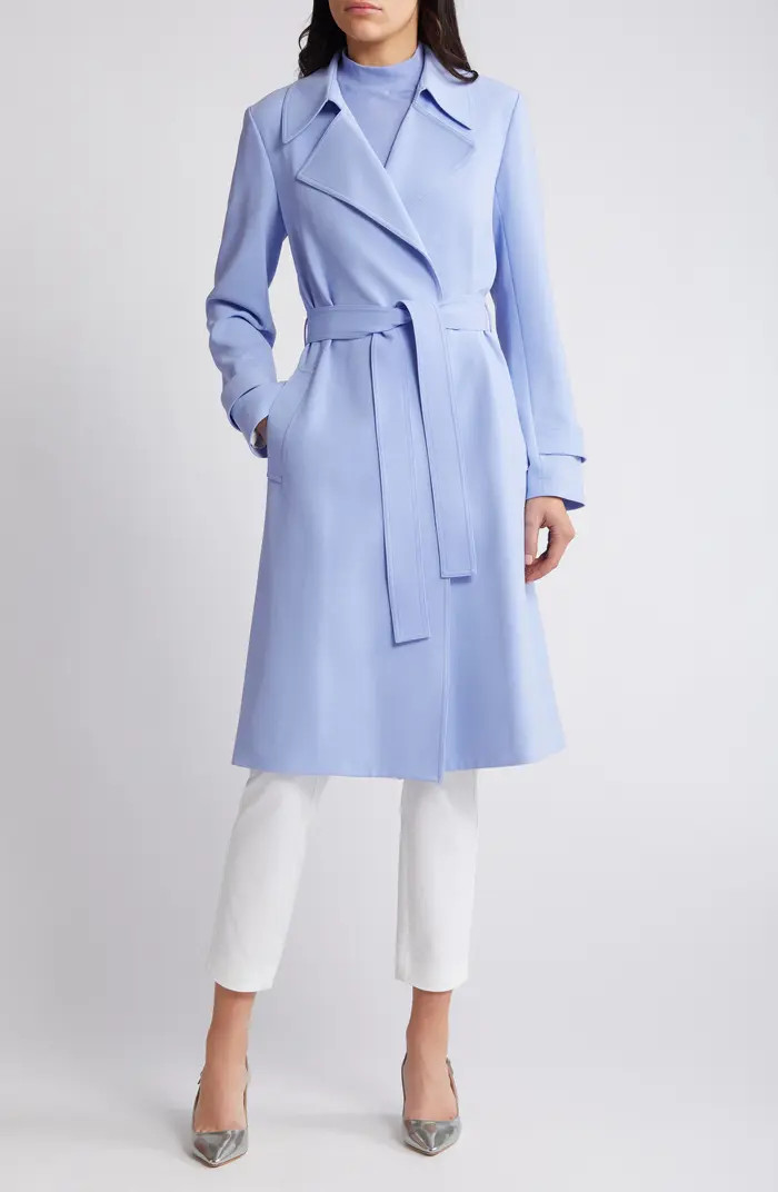 Oaklane Admiral Crepe Trench Coat | Nordstrom