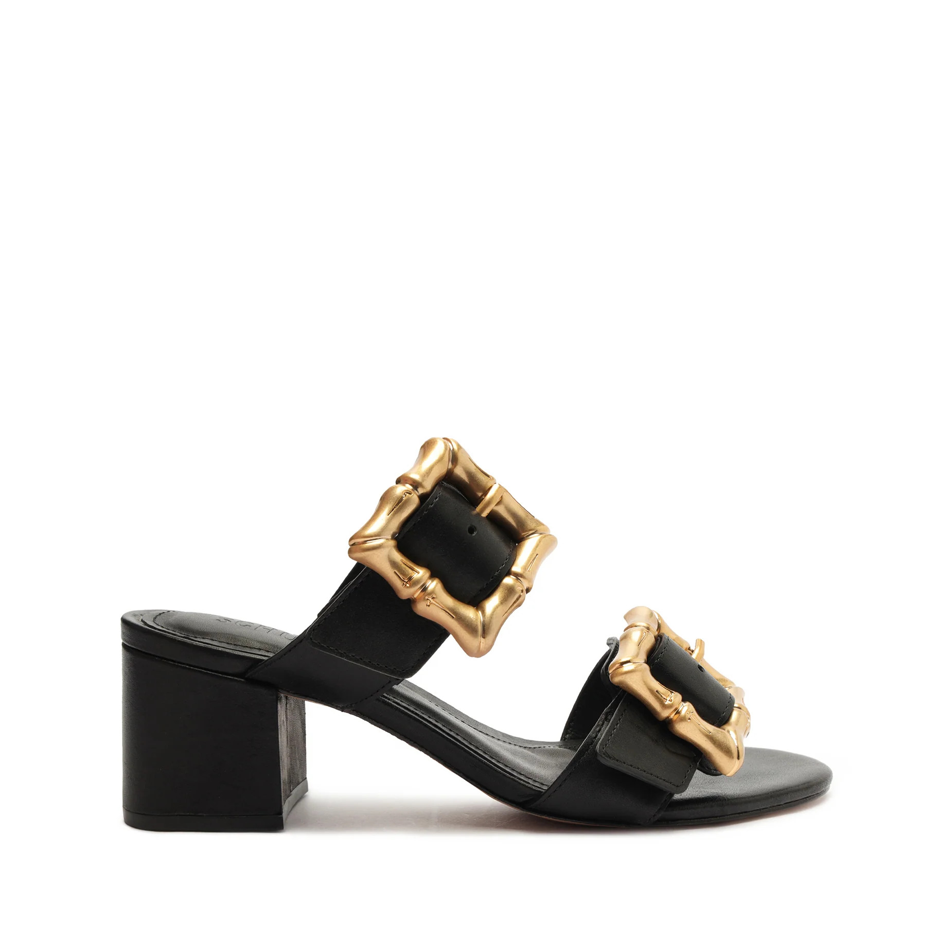 Enola Mid Block Leather Sandal | Schutz Shoes (US)