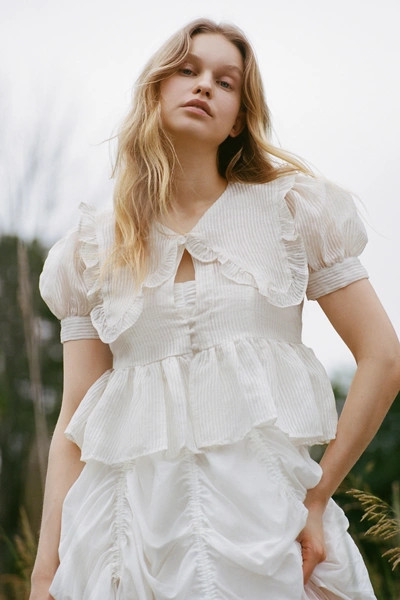 Kimchi Blue Beth Collared Blouse | Urban Outfitters (US and RoW)