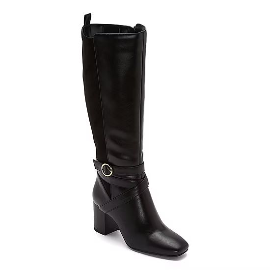 Liz Claiborne Womens Harwin Stacked Heel Dress Boots | JCPenney