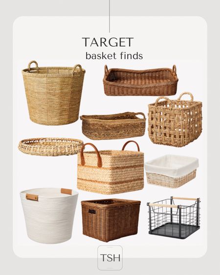 My favorite Target baskets perfect for bedroom, office, living room, kitchen, entryway, laundry room, mudroom, dining room  

#LTKsalealert #LTKSeasonal #LTKhome