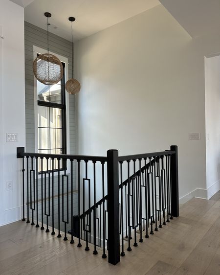 Transform your staircase into a breathtaking focal point! 😍 Casual meets sophistication with shiplap, wicker pendants, and quartersawn white oak treads. Perfect for renovating or building a new homes this design inspires awe and invites you to envision your lifestyle beautifully designed. 🏡✨ #YourLifestyleBeautifullyDesigned #HomeRenovation #InteriorDesignInspo"

#LTKstyletip #LTKhome