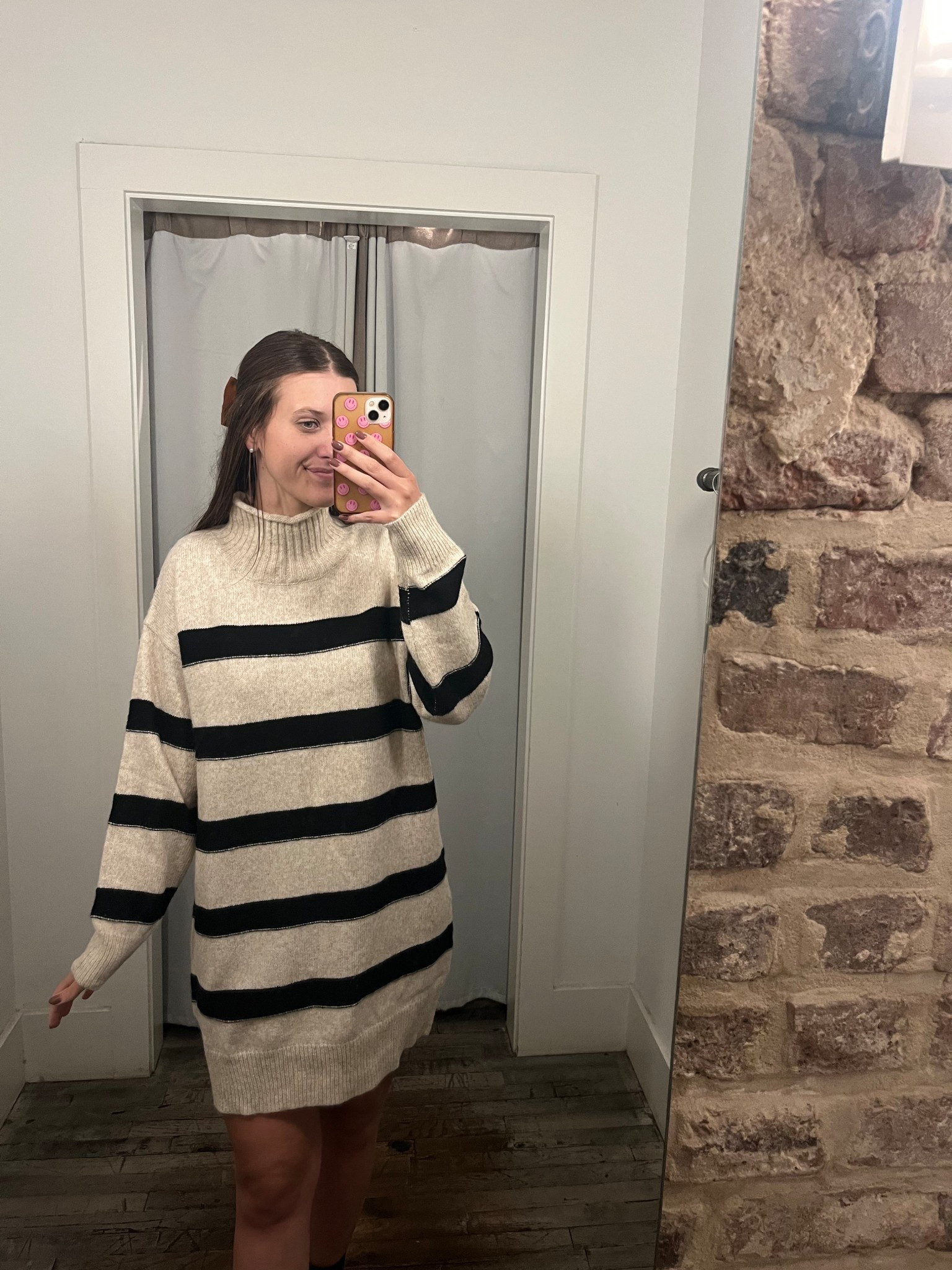 This sweater dress would look so cute with a black belt and some black boots for Thanksgiving this year! It is the coziest material! I’m wearing a small, it does run big! 

#LTKHoliday #LTKSeasonal #LTKootd