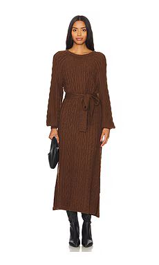 Show Me Your Mumu Barb Sweater Dress in Chocolate from Revolve.com | Revolve Clothing (Global)