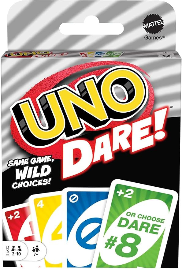 Mattel Games ​UNO Dare Card Game for Family Night Featuring Challenging and Silly Dares from 3 ... | Amazon (US)