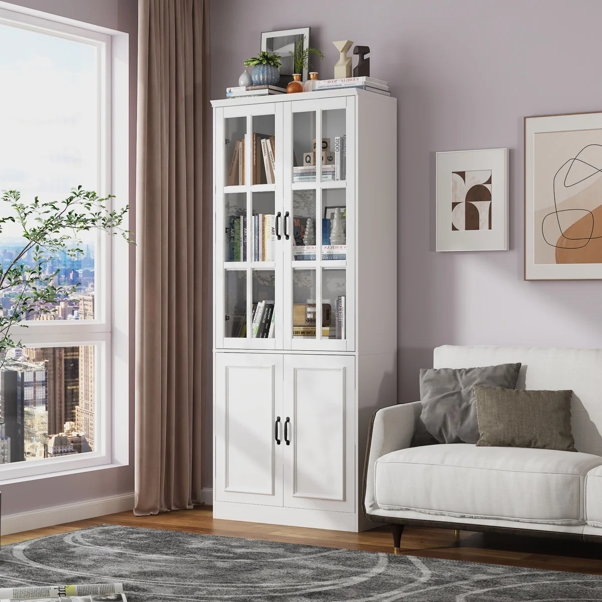 Inspired by elegant home libraries, the 78.7” H x 31.5” W 5-Tier Bookcase with Glass Doors beautifully displays your favorite books, collectibles, and décor while protecting them behind classic glass-paneled doors. Its tall, refined silhouette adds timeless charm to any living room, office, or study. ON SALE and under $300.

Ideas:

* home library inspiration
* elegant storage solutions
* luxury home office
* timeless furniture
* bookshelf styling ideas

Keywords:

* 5-tier bookcase
* bookcase with glass doors
* tall bookshelf
* glass door bookcase
* display bookcase
* home library furniture
* white bookcase
* office bookshelf
* living room storage
* display cabinet
* bookshelf cabinet
* elegant home décor
* luxury storage furniture
* study room furniture
* classic bookcase
* designer-inspired furniture
* reading room décor
* modern farmhouse bookshelf
* home organization furniture
* timeless storage cabinet

#LTKSaleAlert #LTKHome #LTKSeasonal