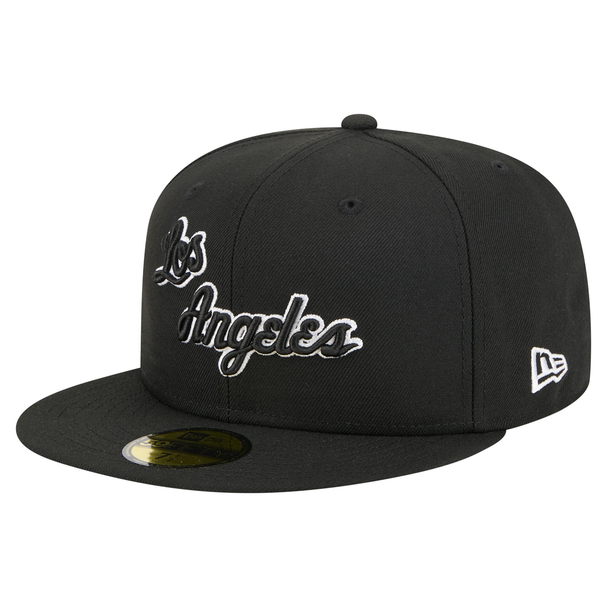 Men's New Era Black Los Angeles Lakers 59FIFTY Fitted Hat | Fanatics