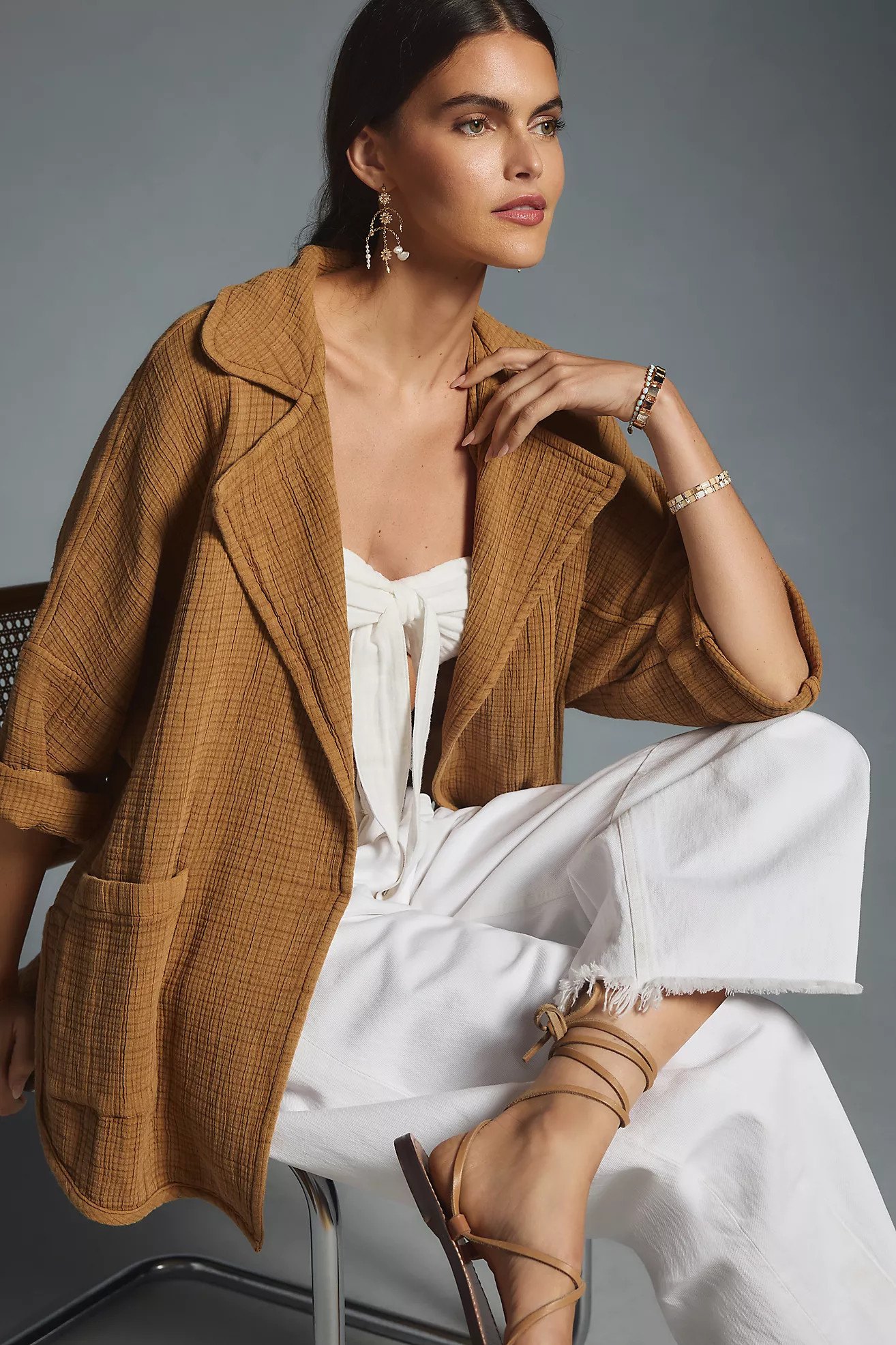 Pilcro Gauze Kimono | Anthropologie (US)