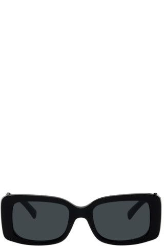 Black 90's Vintage Logo Sunglasses | SSENSE
