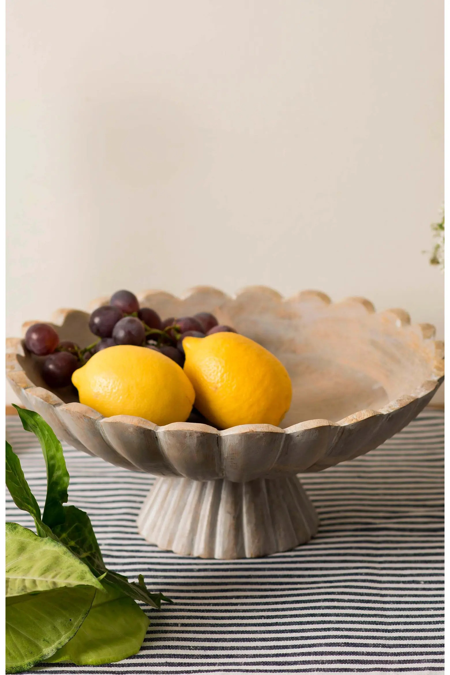 Fluted Pedestal Bowl - Rustic Grey | Nordstrom | Nordstrom