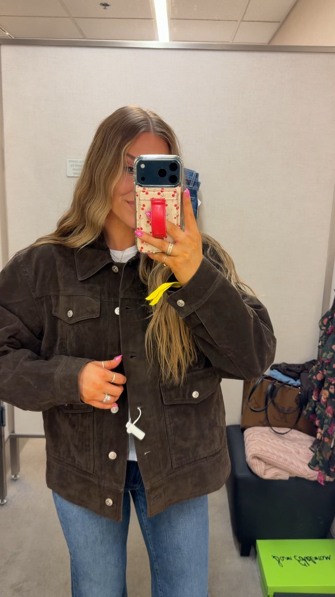 This jacket will be a fall staple!! I’m wearing a small 

#NSale brown suede jacket