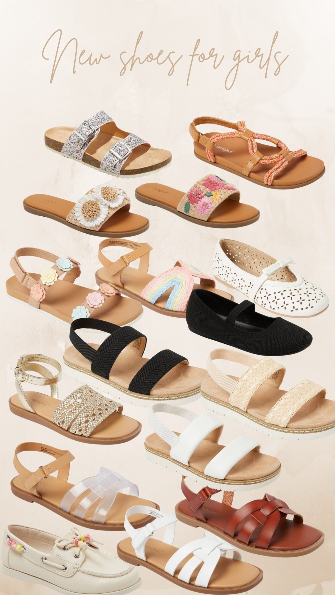 New shoes for girls, lots of great sandals for spring and summer!

#LTKKids