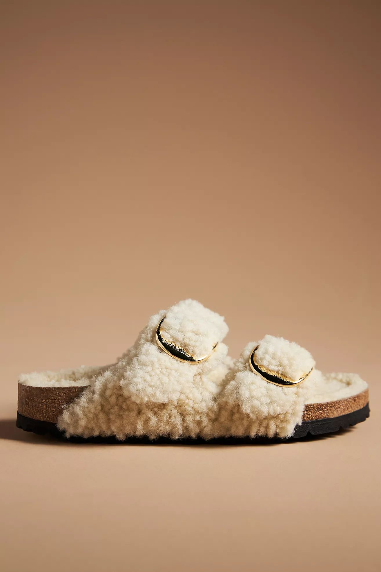 Birkenstock Arizona Big Buckle Faux Fur Sandals | Anthropologie (US)