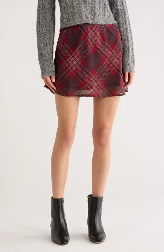 All in Favor Plaid Miniskirt | Nordstrom | Nordstrom